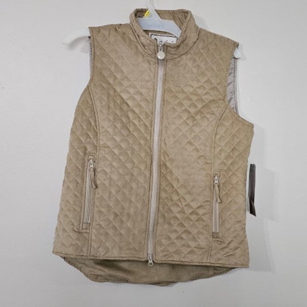 Outback Trading Company Grand Prix Micro Suede Quilted Vest Size: Large (NWT)